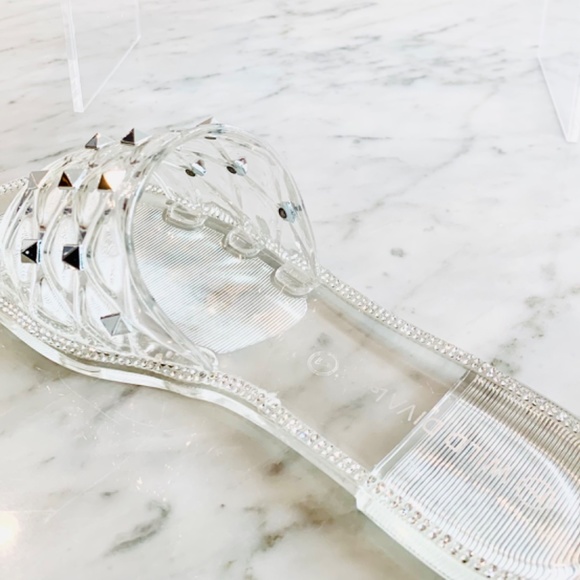 WILD DIVA LOUNGE Studded Jelly Slip-On Sandal (Women) - Picture 7 of 11